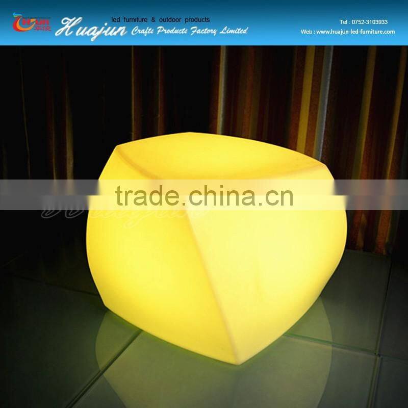 new design plastic bar led stools/led lighting stools