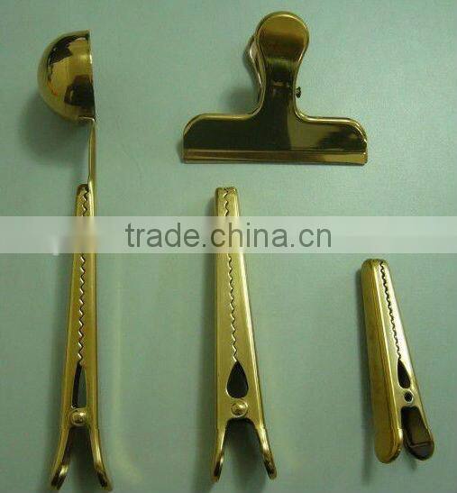 Stainless steel coffee spoon with clip set,coffee spoon