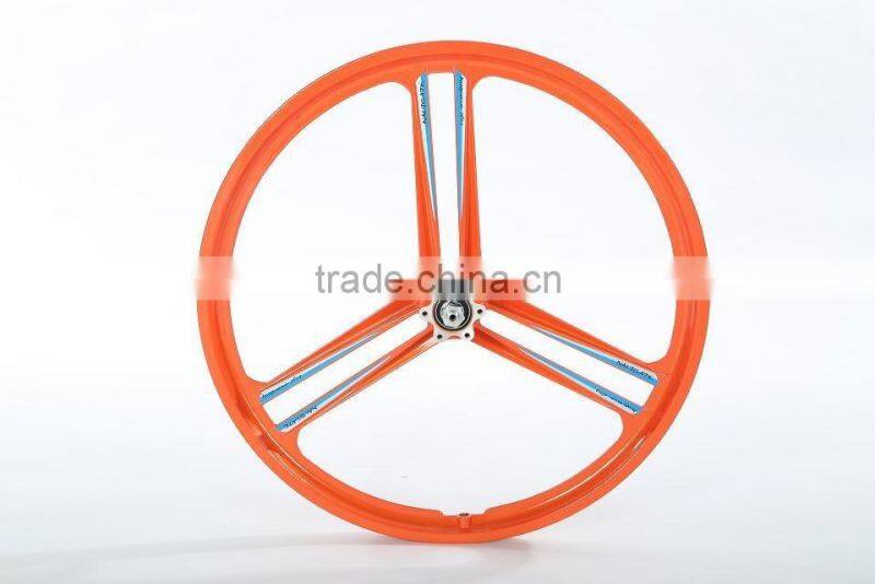 20 inch lightest strongest magnesium alloy bike wheel /fixed gear type hub bike wheel