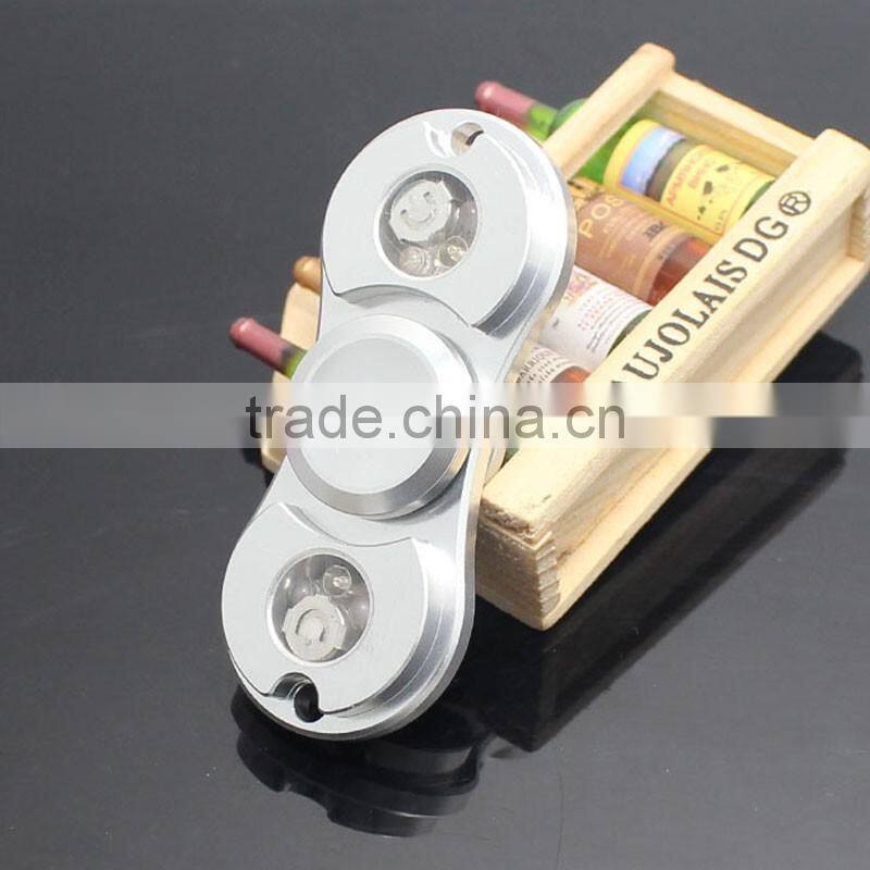 Factory direct supply fidget spinner toy with led light
