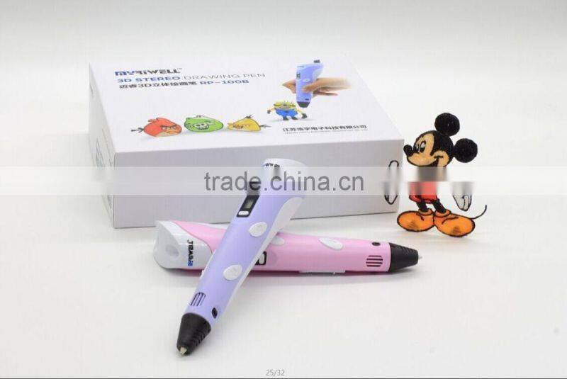 3D Pen ABS Material Accessories 20colors 3D Pen Wholesale Factory Price