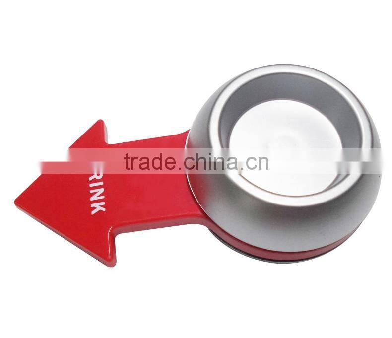 2017 Hot Spin The Shot Arrow Turntable Game Glass, KTV/Bar/ Party Table Funny Game Shot Spinner Drinking Glass For Wholesale
