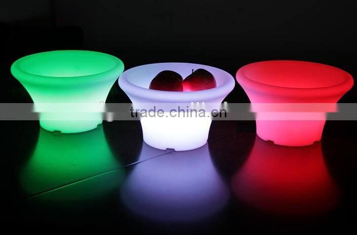 Color changing home decoration Christmas plastic LED dry Fruit tray