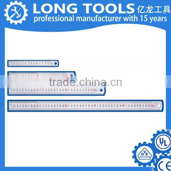 hot sale logo custom 30cm stainless steel ruler metal ruler