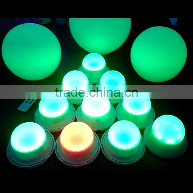 24RGB+8W wedding funiture decoration battery 6.4W LED Bulb Light