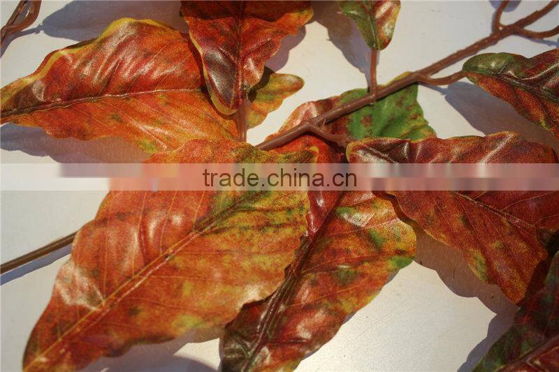 brand name artificial plants artificial leaf branch green leaf decor gingko leaf