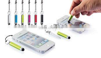 Promotional gift mini plastic custom logo cell phone touch pen