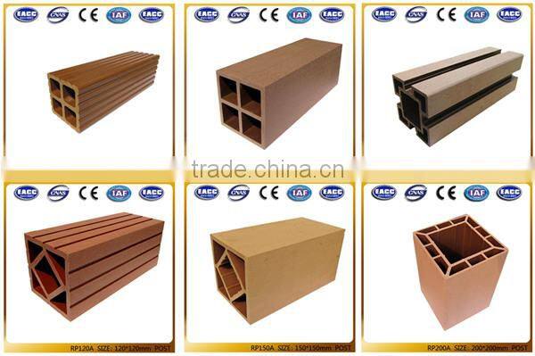 Hot sale and Factory price Engineered 150*150 mm wpc outdoor/indoor wpc handrail