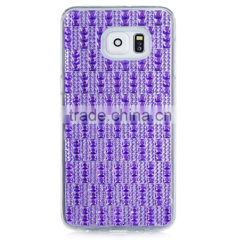 For Samsung s6 s7 edge/s6 s7 plus TPU cell diamond phone case with cheap price