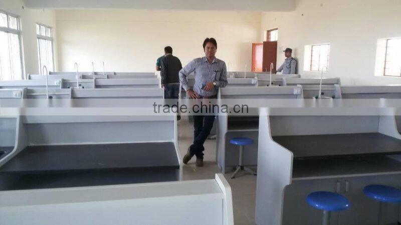 cheap price Center Lab Table Armenian College Project Lab Furniture