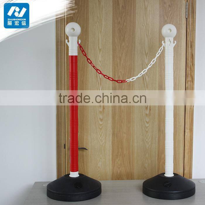 ball top plastic chain barrier