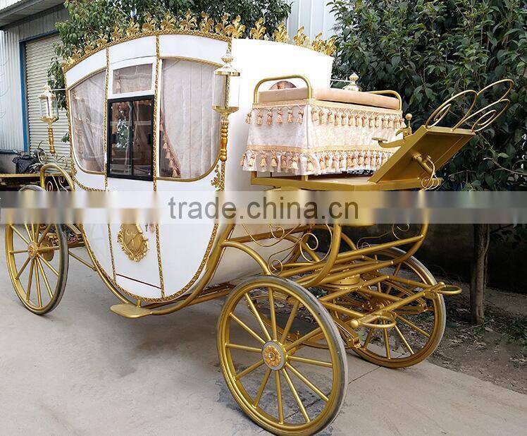 Used cinderella pumkin horse carriage royal horse carriage(BG11-M094)