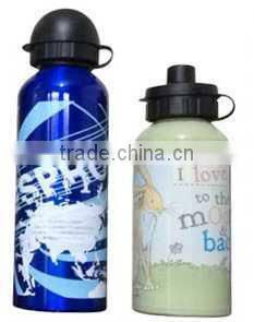 400ml aluminium bottle with lid and handle