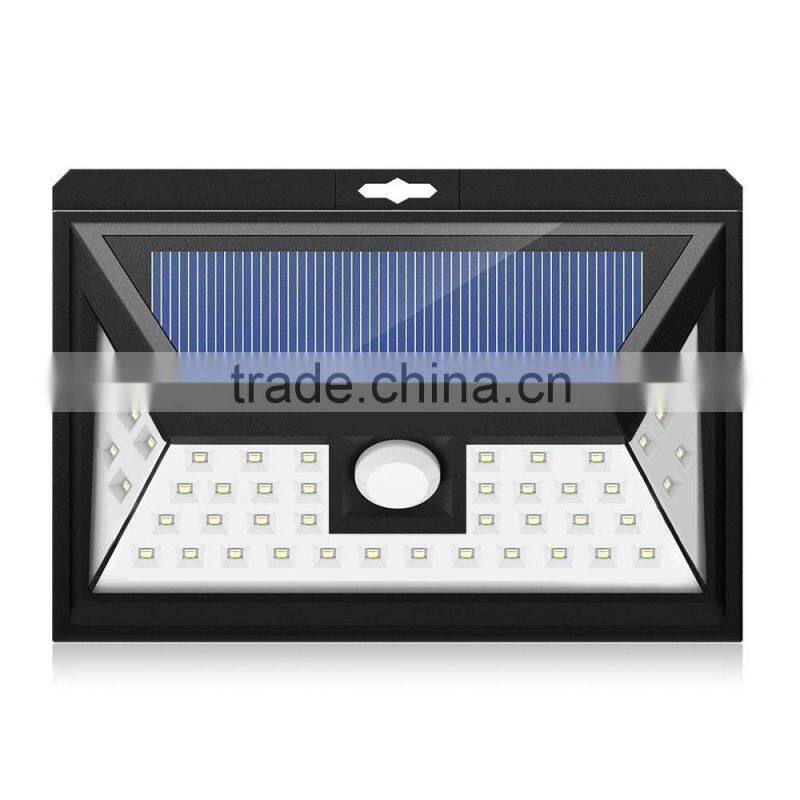 44 LED Solar Security light With 5 LEDs Both Side, 120 Degree Wide Angle Motion , Outdoor Waterproof led light