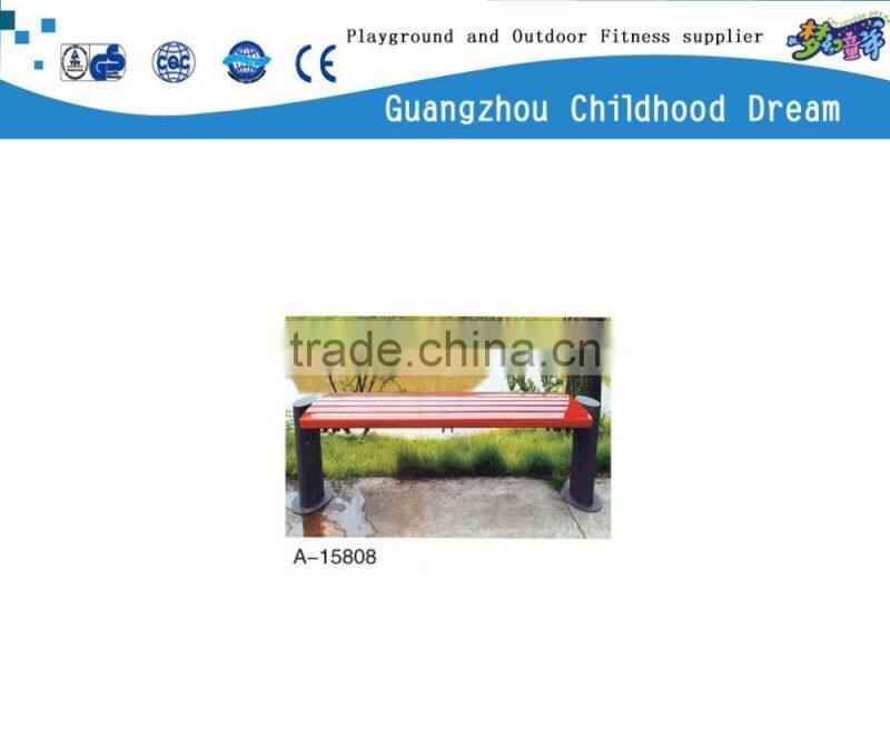 (A-15808) Wooden park bench, outdoor leisure bench, wooden long bench chair