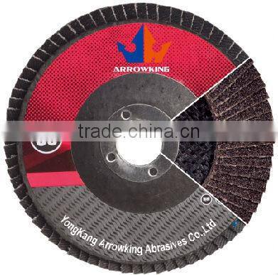 4" Flap disc burned 6+1 firber cover