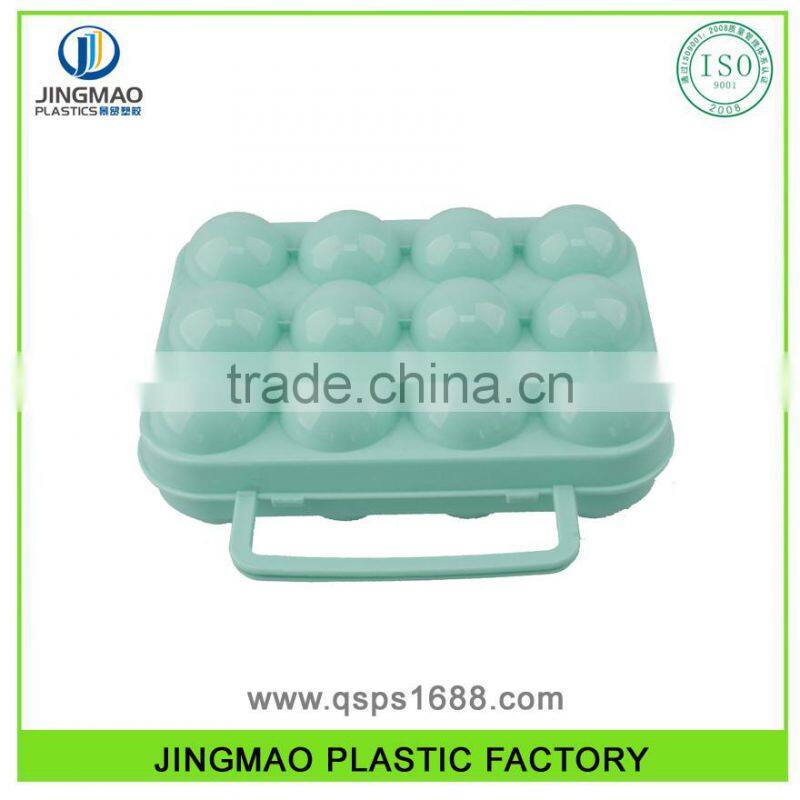 Novelty Design 12 Cavities Egg Shaped Plastic Container