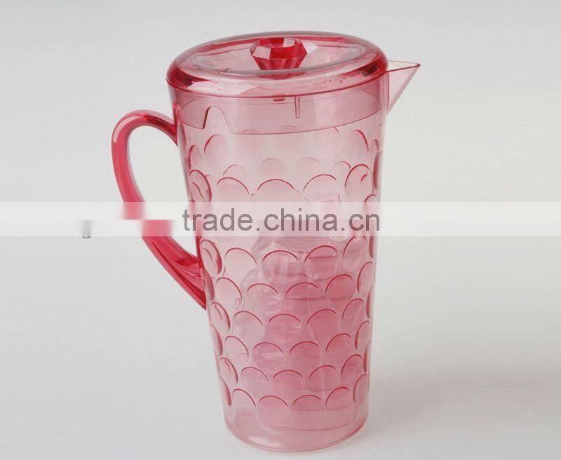 2.5L Novelty Design Hotsale Plastic Water Pitcher With 4 Cups