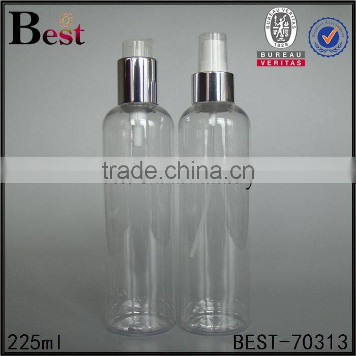 good market hot sale empty 30ml 50ml plastic spray bottle clear round plastic spray bottle cosmetic biodegradable plastic spray