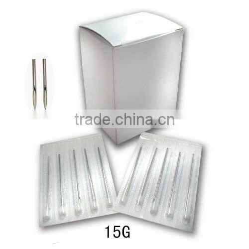 Sterile Body Piercing Needles 12,13,14,15,16,18,20G For Navel Ear Nose Lip