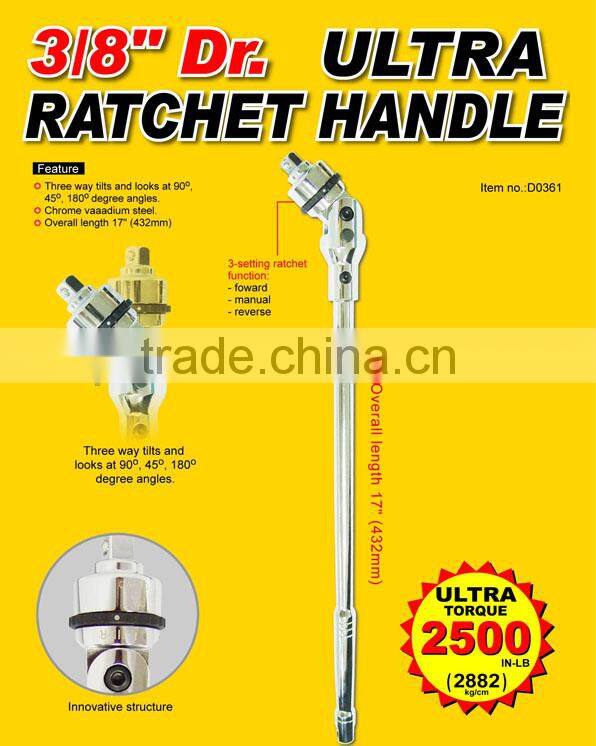 3/8" Dr. Ultra Ratchet Handle