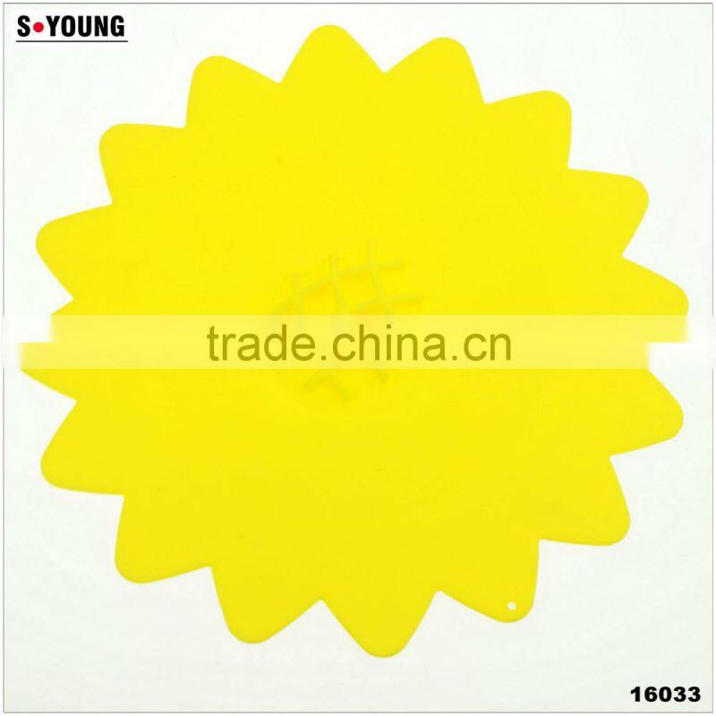 16021 heart shape silicone high temperature heat insulation mat kitchenwares silicone mat flexible silicone heating mat