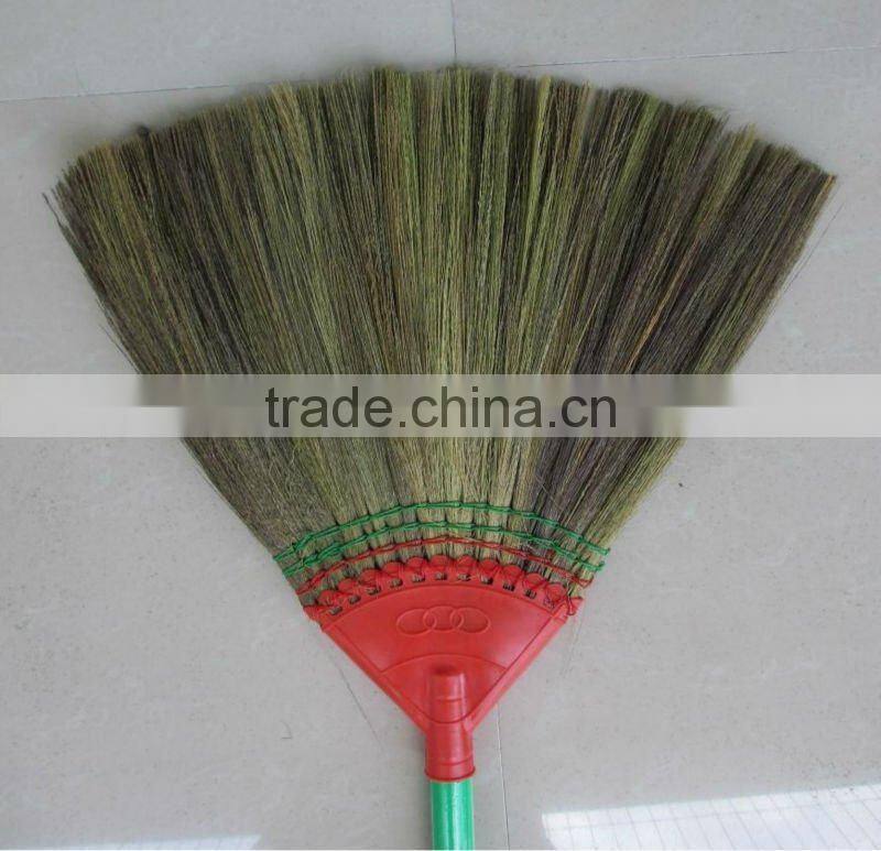 hot sale india grass broom with handle