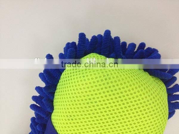 Ultra plush microfiber wash cleaning polishing auto car wash sponge