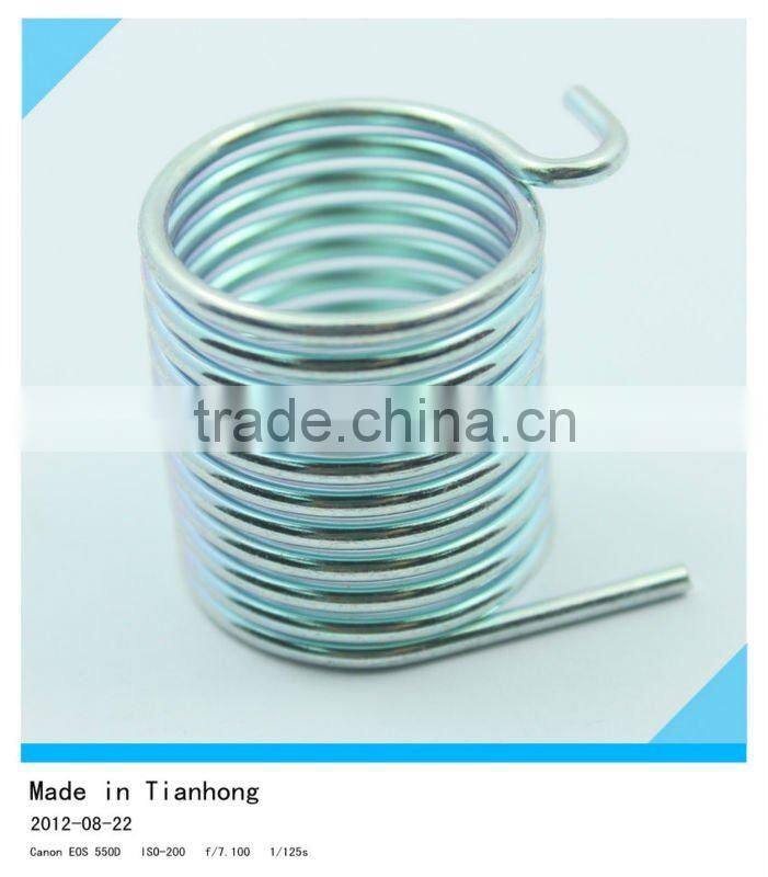 Large diameter torsion springs made of the material that you specified