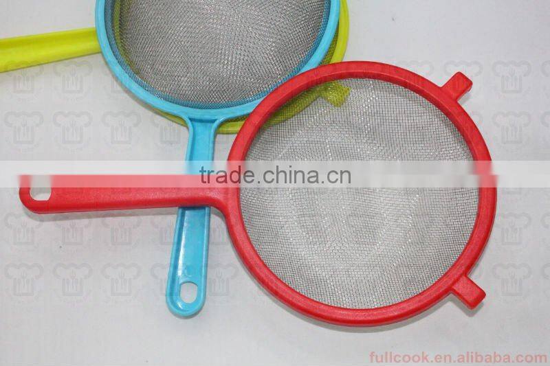Colorful stainless steel oil strainer