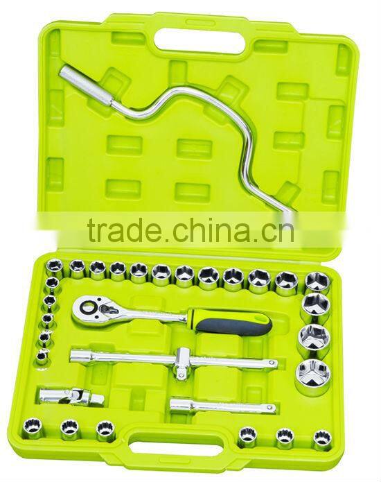 CF598010 32cs 1/2"drive socket and ratchet handle set
