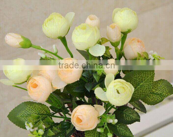 12" wholesale decorative silk artificial flower