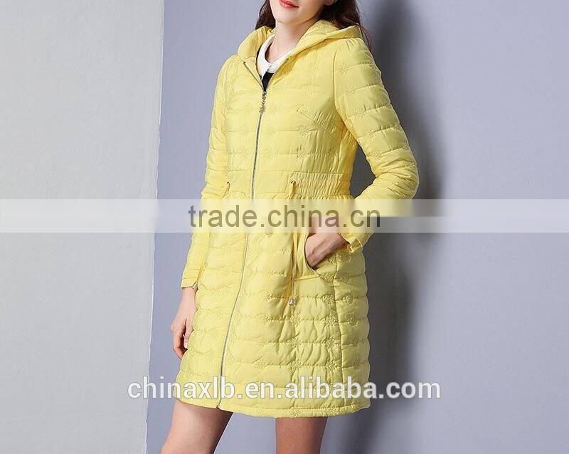 Elegant winter fashion collar wool coat for woman
