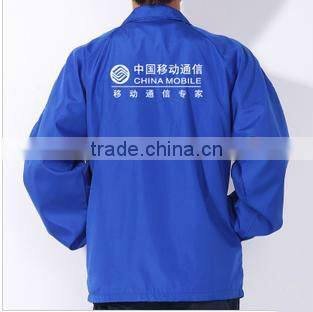 100% Polyester Fashion Blazer cheap windbreaker jacket