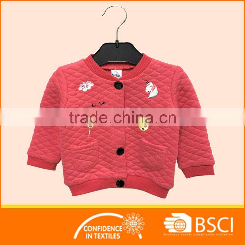 baby quilting wamly red long sleeve winter coat