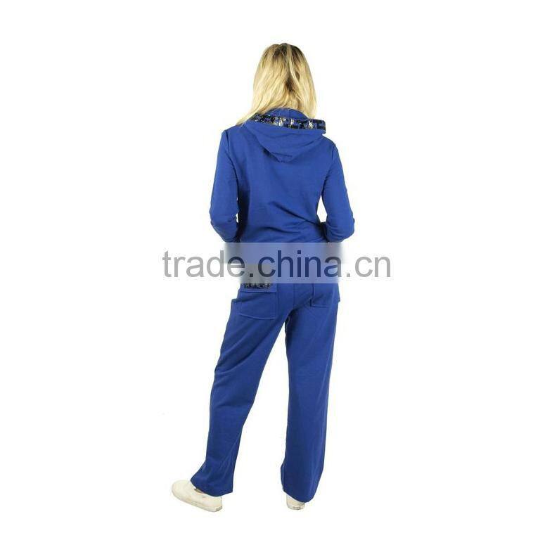 100% polyester bulk wholesale korea fashion ladies winter tracksuits