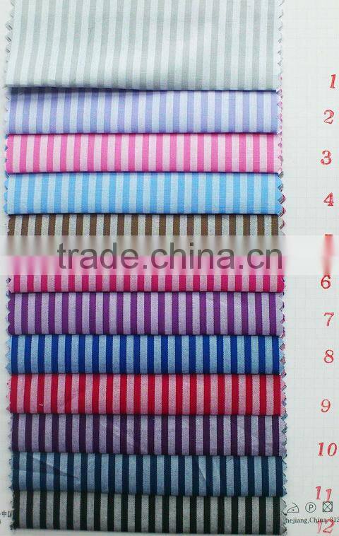2012 new cotton polyester stripe fabric