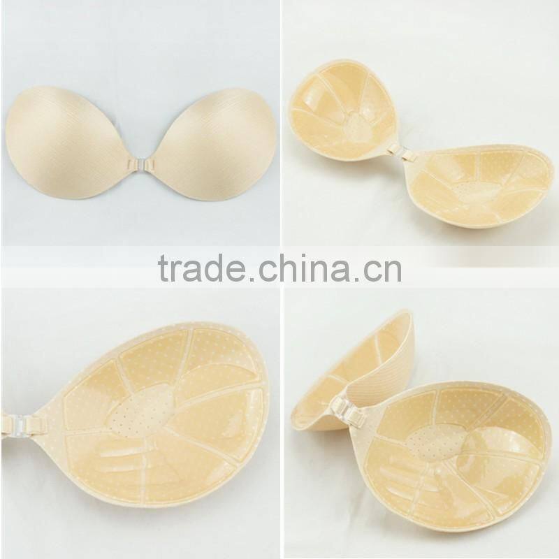 new style push up front closure adhesive bra