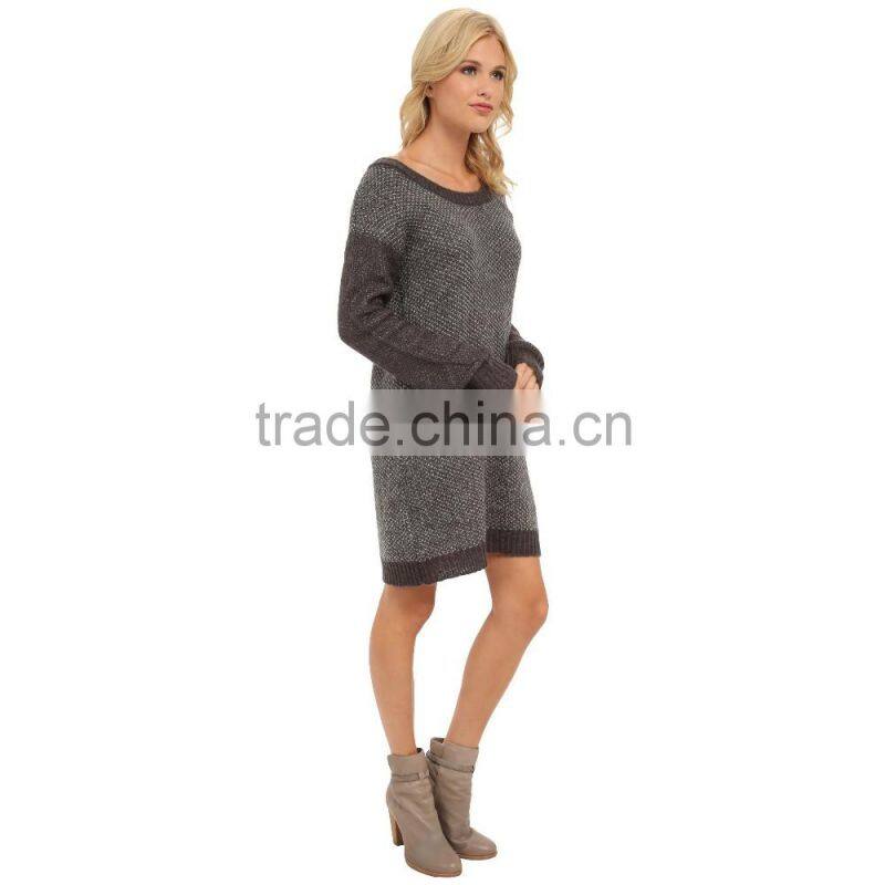 2016 Dress Round Neck Sweater Dress