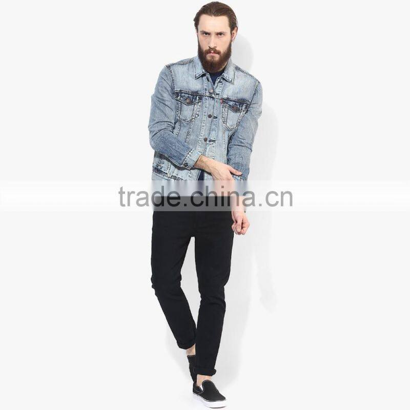facny boys denim mens windbreaker jacket custom your own coat