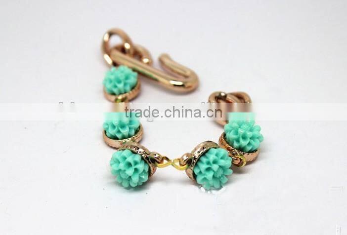 fashion stone decorations chains for shoes garments