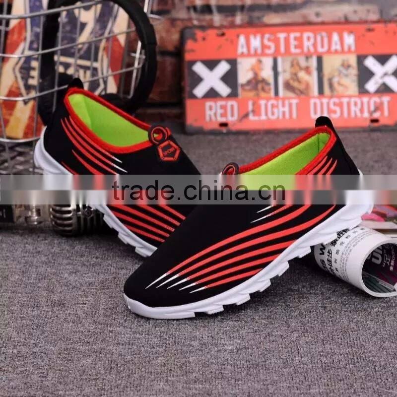 Fancy breathable slip on shoes men casual comfortable