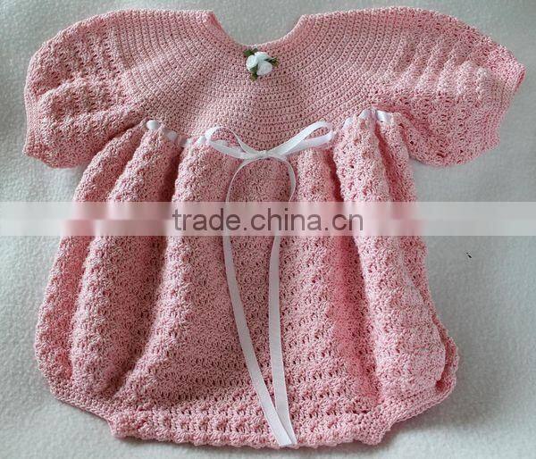 Clothes Set Kids Crochet Dress Baby
