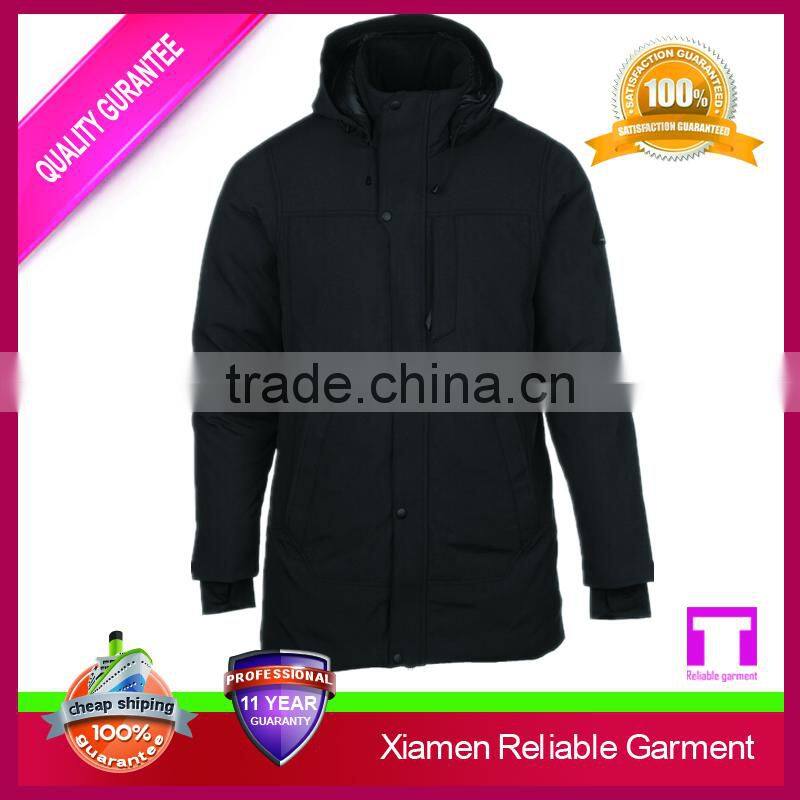 Long safety goose down jacket cheap price