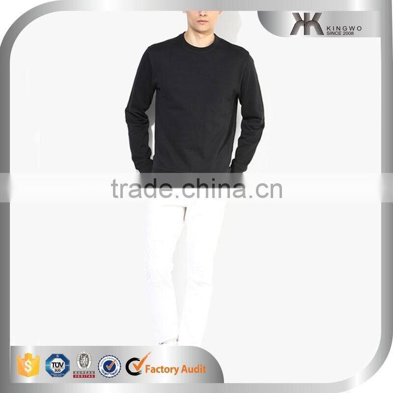 2017 Trending Products Alibaba China Supplier Custom OEM Solid Crewneck Sweatshirt