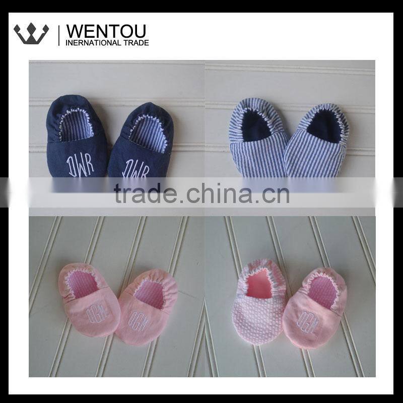 New Arrival Monogrammed Reversible Infant Shoes
