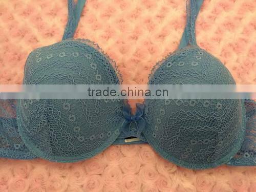 Latest lace bra and panty set women sexy lace bra and panty set