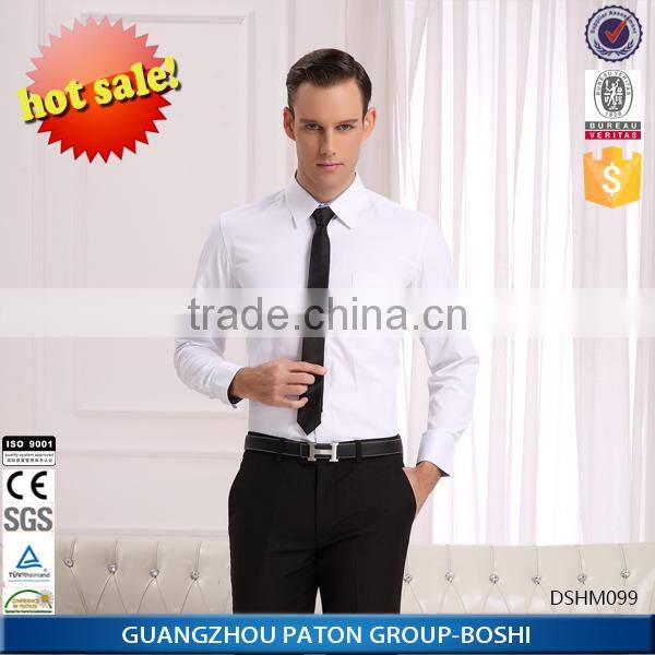 Custom 100% Cotton White Pant Shirt New Style Pant Men's Dress Shirt Design