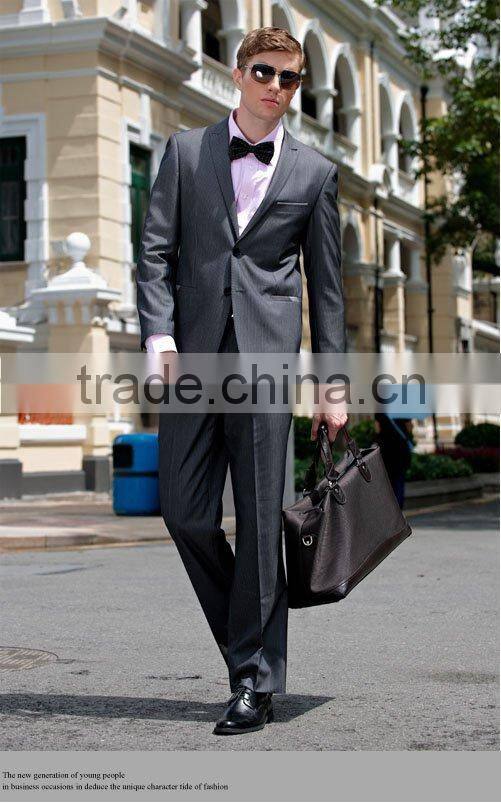 black tailored business men,two button tailored business mens suits,handsome tailored business mens suits,cheap blazer slim coat