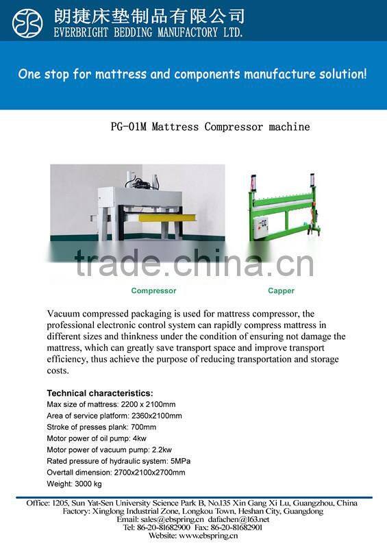 Best Selling model Heat sealing film machine for mattress packing